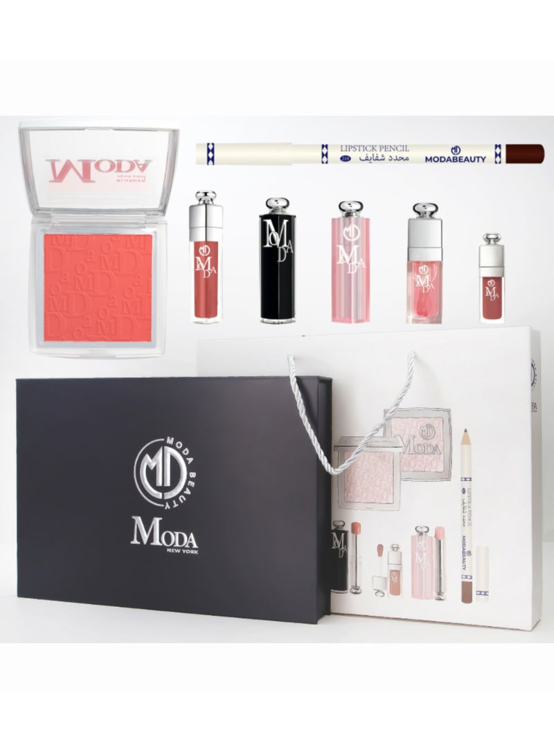 MODA BEAUTY Mini Moda Box – Complete Luxury Makeup Set (7 Pieces) - Image 5